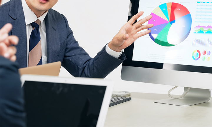 明確な理論とサービス内容の「見える化」を実現しているイメージ